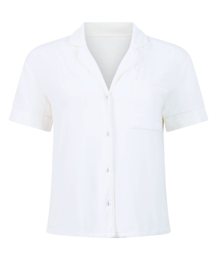 Veste à manches courtes en jersey Essential - Blanc