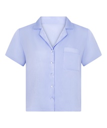 Veste à manches courtes en satin - Violet