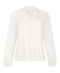 Veste à manches longues en jersey Essential - Blanc