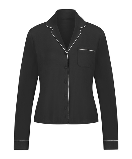 Veste à manches longues en jersey Essential - Noir