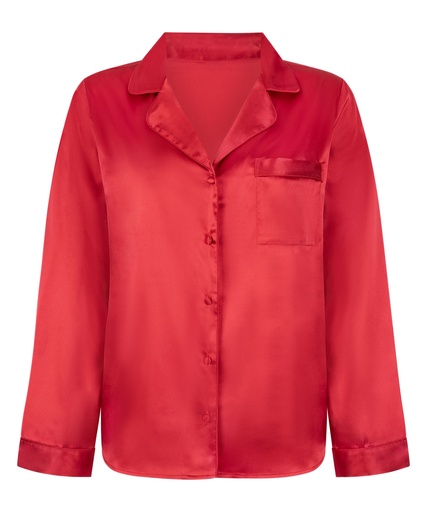 Veste à manches longues Satin - Rouge