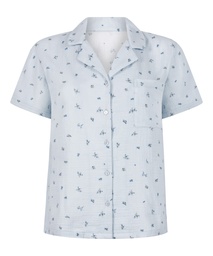 Veste en mousseline - Bleu, Bleu, coloris