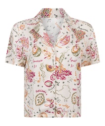 Veste en satin - Blanc, Blanc, coloris