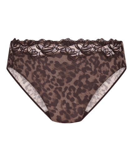 Slip taille haute Diva - Café