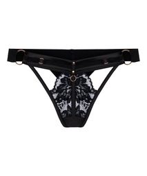 String Taille Haute Emmeline - Noir, Noir, coloris