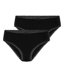 Lot de 2 culottes Georgia - Noir, Noir, coloris