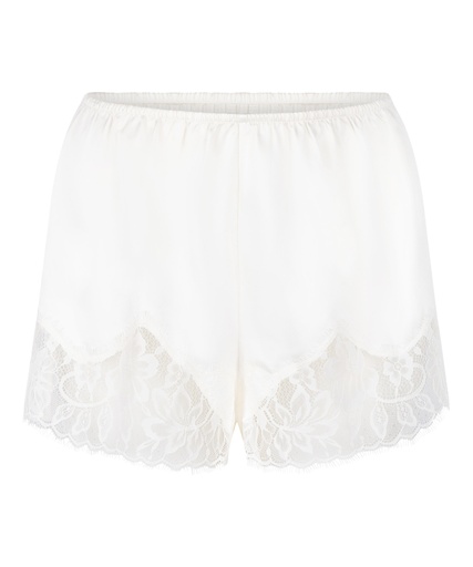 Short Valerie en Satin - Blanc
