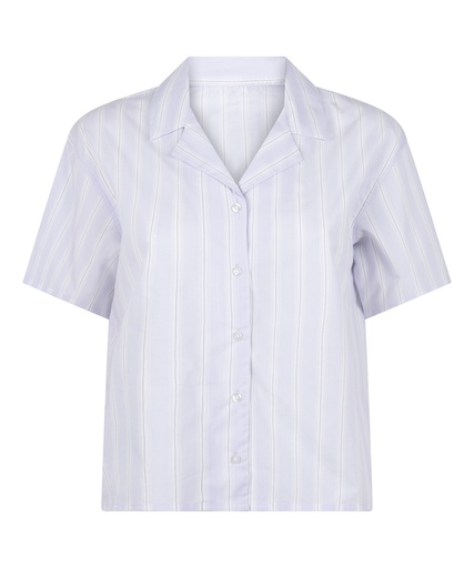 Veste Rayée en Coton - Violet