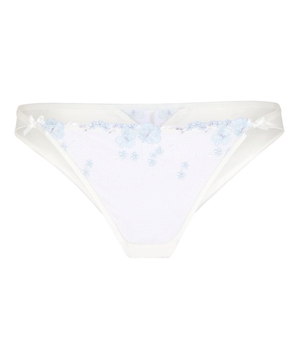 Culotte brésilienne échancrée Peonie - Blanc
