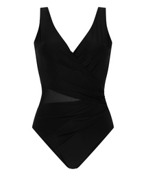 Maillot de bain Shaping Shell Mesh - Noir, Noir, coloris
