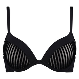 Soutien-gorge à armatures préformé push-up Pia - Noir
