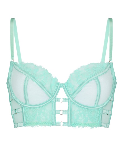 Soutien-gorge à armatures non rembourré longline Nienke - Vert