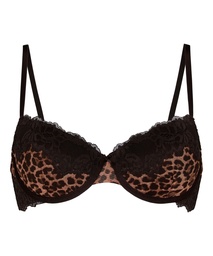 Soutien-Gorge à Armatures Rembourré Gabrielle - Noir