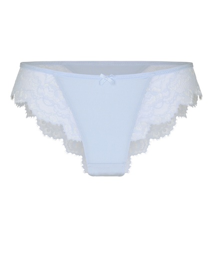Culotte brésilienne jambe haute Caro - Bleu