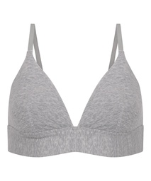 Brassière en coton - Gris, Gris, coloris