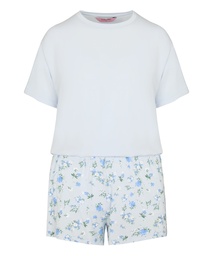Ensemble Pyjama Daisy - Bleu, Bleu eau, coloris