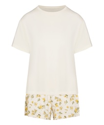 Ensemble Pyjama Daisy - Blanc, Ivoire, coloris