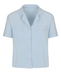 Veste à manches courtes en jersey Essential - Bleu, Bleu clair, coloris