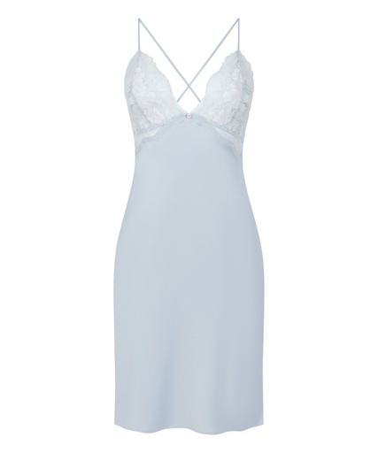 Nuisette Satinée Miri - Bleu