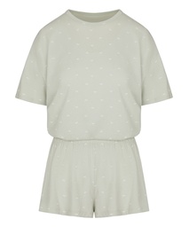 Ensemble de pyjama en coton - Vert, Vert, coloris