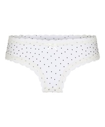 Slip brésilien V-shape Mesh - Blanc, Blanc, coloris