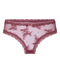 Slip brésilien V-shape Mesh - Rose