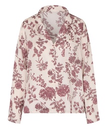 Veste de Pyjama Woven Print - Beige, Beige rosé, coloris