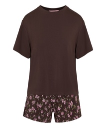 Ensemble Pyjama Loose - Marron, Café noir, coloris