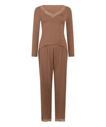 Ensemble Pyjama Nana - Beige, Beige chiné, coloris