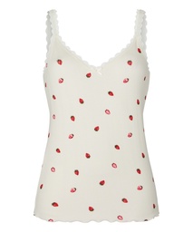 Débardeur de pyjama Pointelle - Blanc