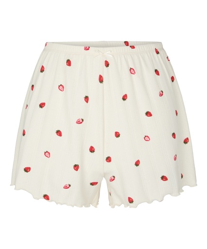 Short de pyjama Pointelle - Blanc