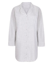Chemise de nuit Flanel - Gris, Gris, coloris