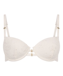 Crochet Bikini Top - Blanc, Blanc, coloris