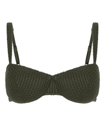 Haut de bikini à armatures non rembourré Cairo - Vert