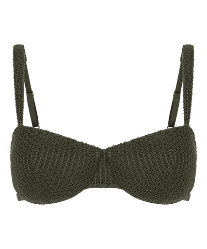 Haut de bikini à armatures non rembourré Cairo - Vert