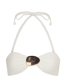 Haut de bikini bandeau Cabo - Blanc, Blanc, coloris