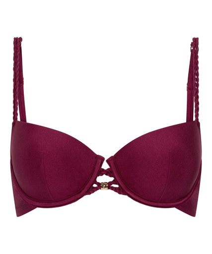 Haut de bikini rembourré à armatures Marrakech - Rouge