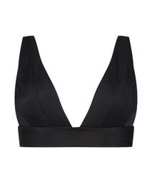Haut de bikini triangle Luxe - Noir, Noir, coloris