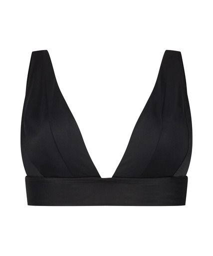 Haut de bikini triangle Luxe - Noir