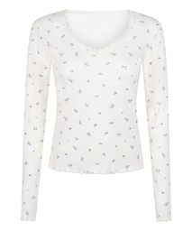 Haut de Pyjama Daisy - Blanc