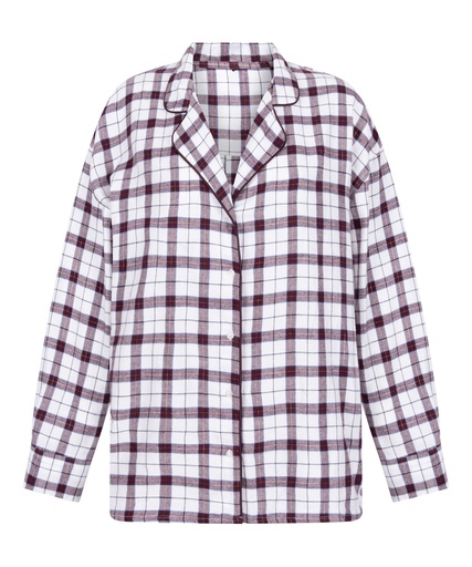 Haut de Pyjama Flanel - Blanc