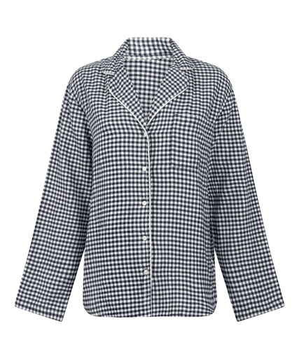 Haut de pyjama Flanel Essentials - Bleu