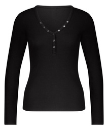 Haut de pyjama - Noir, Noir, coloris