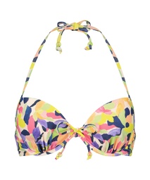 Hawaii Padded Push-Up Bikini-Top - White