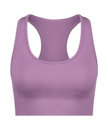 HKMX Soutien-gorge de sport sans couture - Violet, Violet, coloris