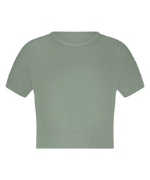 HKMX Sport cropped top Seamless - Vert, Vert, coloris