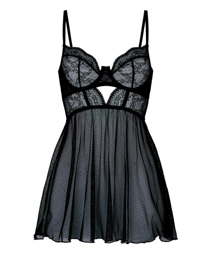 Babydoll Isabelle - Noir