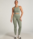 Legging de sport sans coutures taille haute HKMX - Vert laurier