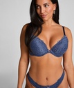 Soutien-gorge à armatures préformé push-up Marine - Indigo