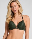 Soutien-gorge à armatures rembourré push-up Amara - Vert